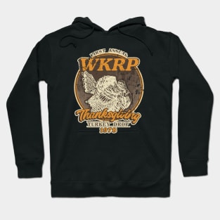 WKRP Turkey Drop Hoodie